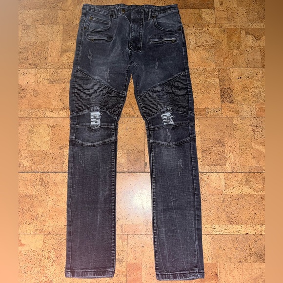 Biker skinny jeans - Picture 2 of 7